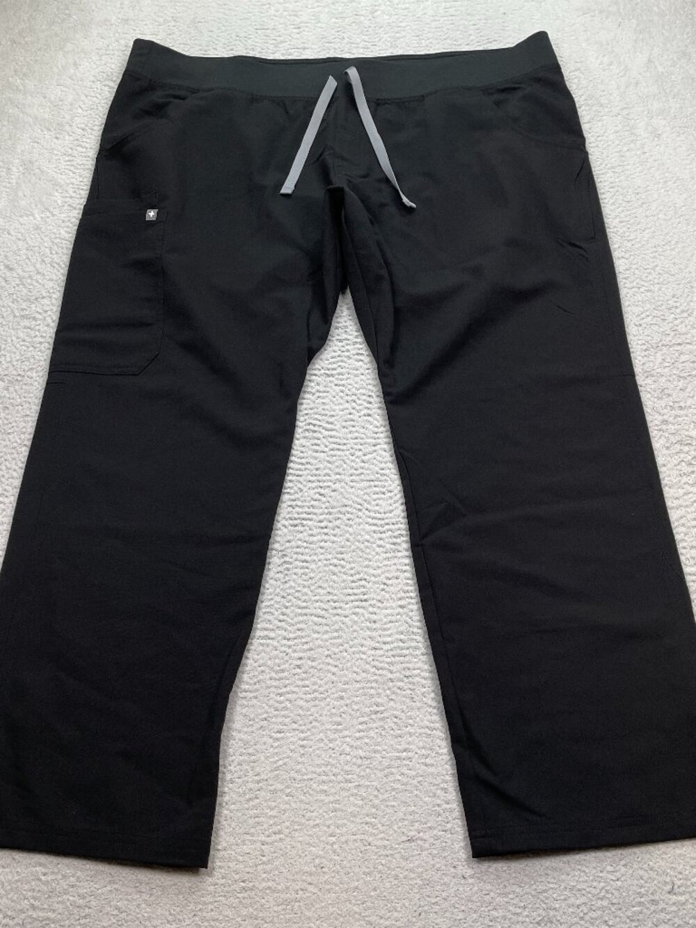 Figs Kade Cargo Scrub Pants‎ Women's Size 2XL Technical Collection Black
